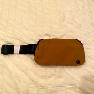 Lululemon everywhere belt bag, mustard color